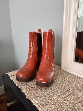 Circus by Sam Edelman Patent Platform Stace Boots
